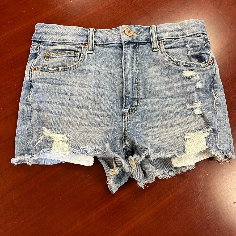 American Eagle Curvy Hi-Rise Shortie Shorts sz 6